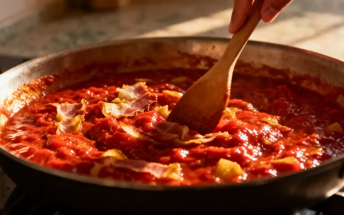 All&rsquo;amatriciana sauce : guide de la recette authentique